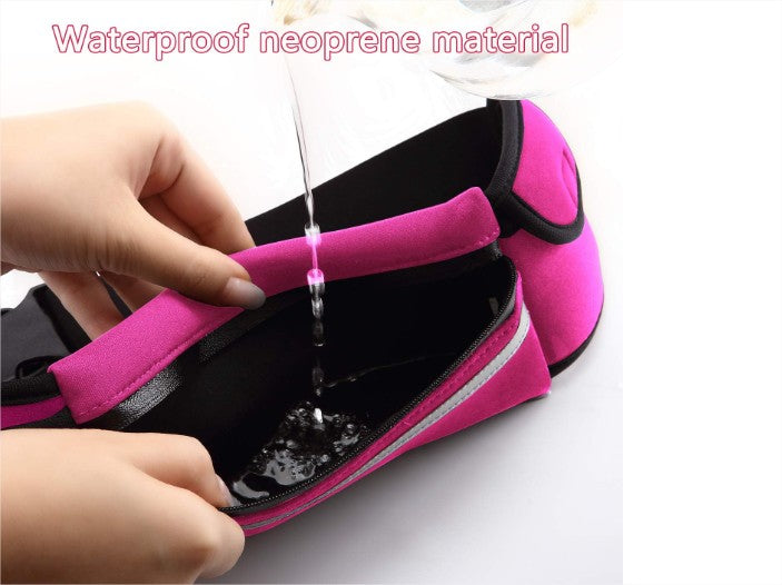 Running Belts for Women Waterproof Running Waist Bag Phone Holder Adjustable Sports Belt Bag with Headphone Port