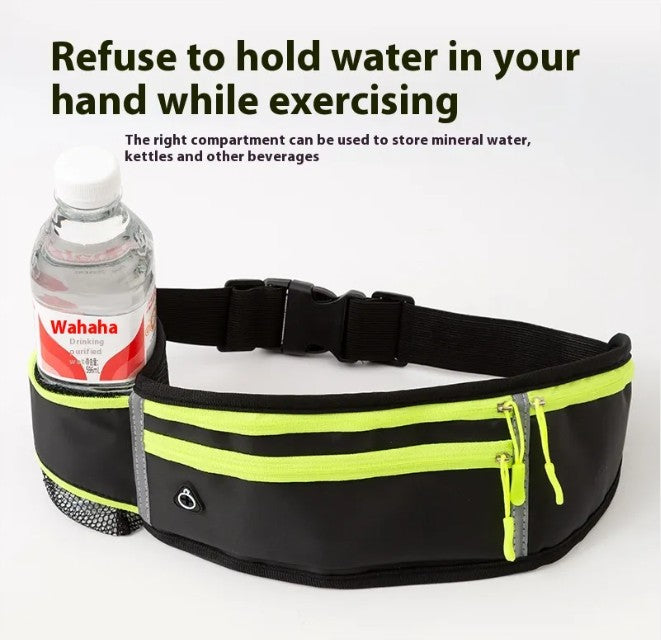 Running Belts for Women Waterproof Running Waist Bag Phone Holder Adjustable Sports Belt Bag with Headphone Port