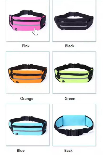 Running Belts for Women Waterproof Running Waist Bag Phone Holder Adjustable Sports Belt Bag with Headphone Port